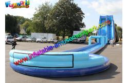 China Exciting big water pool inflatable water slide with swimming pool , bounce house jumpers supplier