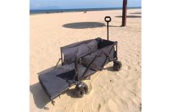 China Four wheel Foldable Wagon Cart Folding Camp Wagon With Extension Outdoor supplier