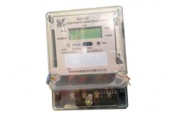 China Insert IC Card Prepaid Energy Meter Single Phase Two Wires 220V Overload Protection supplier