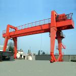 High Technique Cabin Control 50 TONS Engineering Rail Gantry Crane Electric Winch Type for sale