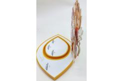 China Acrylic ODM Plexiglass Brochure Holder Stand For Table supplier