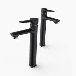Solid Brass Wash Basin Accessories Corrosion Resistant Single Hole Chrome Vessel Sink Faucet for sale