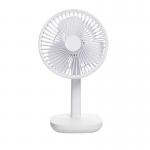 White Black Pink Portable Table Fan With Battery 10000mAh for sale