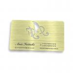 Customization Design NTAG213 NFC Card Metal NFC Business Card Waterproof for sale