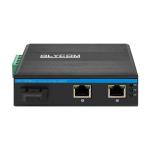 POE SC Connector Dual Fiber Industrial Switch Hub With 2 RJ45 Ports Network Switch for sale