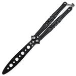 56HRC Sharp Butterfly Knife Dagger Antislip Handle 235mm Length for sale