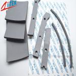 Gray High Temp Silicone Foam Sheet Shock-Absorbing Z-Foam 800-10FC For Automotive Industry for sale