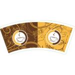 20gsm Printed PE Coated Paper Cup Fan Highbulk Biodegradable Smooth Surface