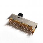 Slide Switch,DPDD 2P2T  30pins DIP Sliding Switch,Vertical Side Push Tact Switch,Interruptor On-Off Toggle Switch for sale