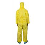 CE Type 3 PP PE Disposable Chemical Coverall Safety Overall Suit Protective Clothing for sale