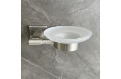 China Square Liquid Soap Dish Holders Wall Mounted Polished supplier