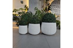 China Modern Fiber Cement Pot Frost Resistant And Character Design For Plants supplier