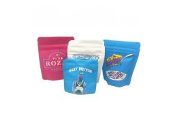 China 120g Digital Printed Stand Up Pouches OEM 3 Side Seal Flat Pouch supplier