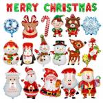 Wholesal 2022 New Christmas Foil Balloon Elk Snowman Santa Claus Christmas Party Decorations Party Balloon for sale