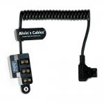 Alvin’s Cables D-tap Splitter 1 to 3 Port P-tap Adapter Coiled Cable for SmallRig| IDX V-Mount Gold Mount Battery with Battery Level Display, Reverse Polarity, Over-Current, Overheat Protection for sale