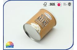 China Reusable Food Contact Composite Paper Tube With Metal Bottom supplier