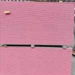 Paperbacked Pink Fire Resistant Plasterboard For Ceiling System for sale