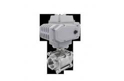 China Electric Threaded Titanium Ball Valve for Chemical Processing Applications supplier