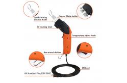 China Air Cooling Handheld Electric Hot Foam Knife With Arc Welding Blade supplier
