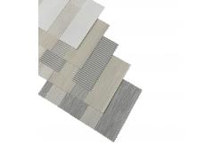 China 3M Width 5% Openness Sunscreen Zebra Roller Blinds Fabrics For Window Treatment supplier