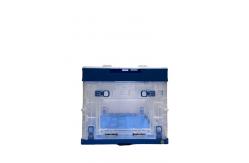 China Recyclable Plastic Stacking Crates Clear Plastic Storage Box With Handle supplier