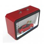 TFT Type Transparent LCD Screen , Transparent Lcd Box With Portable Handle for sale