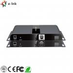3G / HD-SDI CCTV Fiber Optic Converter Extender Metal Case With IR Remote Control for sale