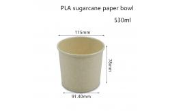China Compostable PLA Sugarcane Paper Soup Bowl Takeaway Container supplier