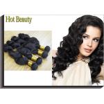 Body Wave Virgin Human Hair Extensions Body Wave , Can be Straightened , Dyed for sale