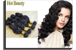 China Body Wave Virgin Human Hair Extensions Body Wave , Can be Straightened , Dyed supplier