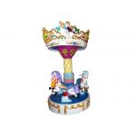 Roundabout Swing Carousel Kiddie Ride For Indoor Family Funland 3 Seats for sale