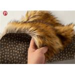 Animal Jacquard Extra Long Pile Faux Fur Fabric Raccoon Upholstery Sewing Crafts Fiber for sale