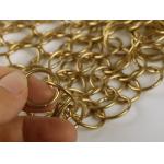 Stainless Steel Ring Wire Mesh Curtain Decorative For Architectural Drapery for sale