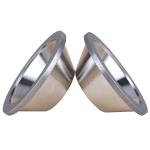 High Efficiency CBN Diamond Grinding Wheels 12C9 Shape For Carbide - Tipped Tools