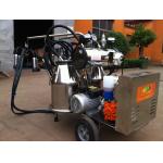 Portable Food Grade SS Mobile Milking Machine With Gasoline Engine for sale