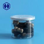 307# 280ml Clear Plastic Cans PET EOE Lid Canning Seafood Caviar Ginger Walnuts Almonds for sale