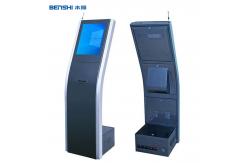 China Kiosk Queue Management System Ticket Dispenser With Calling Pan / LED Panel supplier