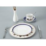 SGS Certificate Translucent Royal Bone China Dinnerware Set for sale