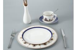 China SGS Certificate Translucent Royal Bone China Dinnerware Set supplier