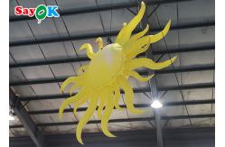 China Portable Yellow Inflatable Lighting Decoration Sun Model Hanging supplier
