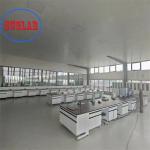 Fireproof Chemistry Lab Workbench Adjustable Shelves Laboratory Bench