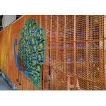 Double Hooks Chain Link Curtain Aluminium Anodized Surface Treatment for sale