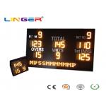 AC220V / 110V Electronic Cricket Sports Scoreboard With Iron Frame Cabinet for sale