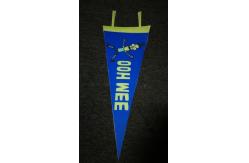 China OEM Screen Print Birthday Party Triangle Banner With 2 Years Lifespan supplier