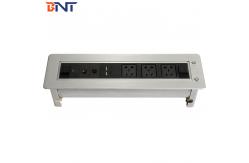 China one piece available customized motorized desk socket used in meeting room EK6306 supplier