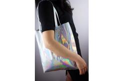 China Single Shoulder Bag Metallic TPU Synthetic Leather supplier