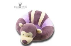China Customized Baby Comforter Super Soft Cotton Monkey Plush Toy Infant Baby Sitter supplier