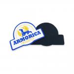 100% Embroidered Patches Hook And Loop Custom Badges For Jackets for sale