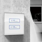 RS485 Modubus Touch Screen Wall Switch Tempered Glass Plastic Cover for sale