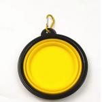 No Spill Foldable Plastic Pet Food Bowls Travel Raised Insulated Portable Dog Bowls for sale